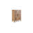 Pela Bar Cabinet, Adjustable Shelves And Wine Holders, Natural Brown