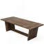 Bureau de direction pour bureau personnel, table d'ordinateur rustique industrielle