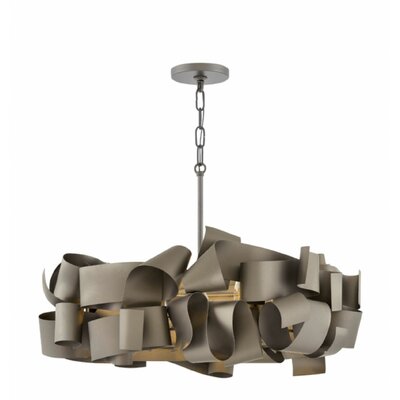 Delfina 5 - Light Unique Geometric Chandelier -  Fredrick Ramond, FR48604MMB