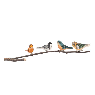 1'' Wood Animals Hanging Figurine Ornament