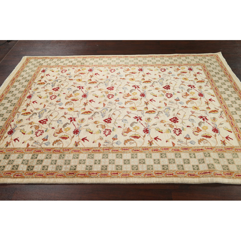 Tapis noué à la main One-of-a-Kind Raameen