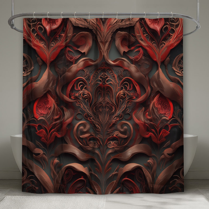 Rideaux de douche Intricate, 70in W x 84in H