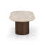 Table basse ovale en pierre véritable Luca-1226884714