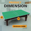 Plateau de table de tennis de table pliable et portable de 8,5 pi de taille moyenne pour jeux d'intérieur, plateau de table-1154348097-1154348099