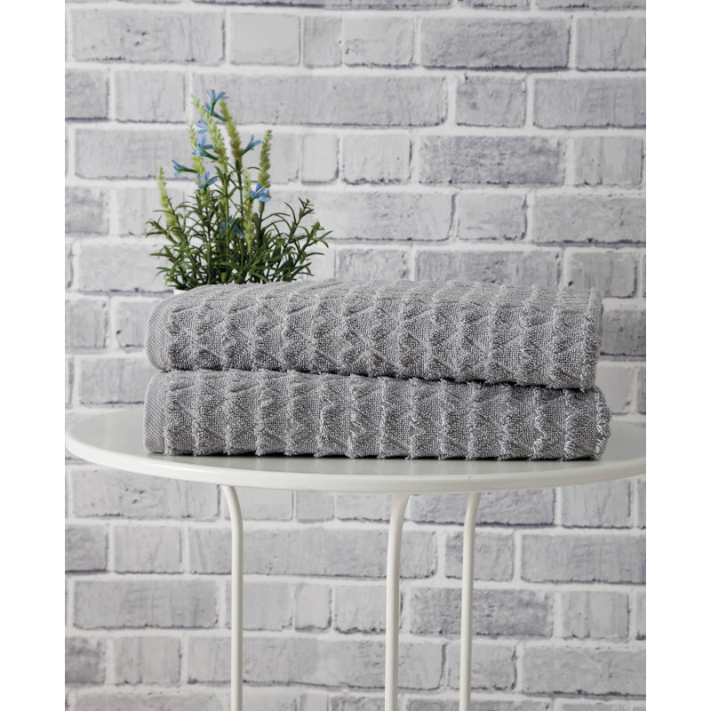 Spotts Midweight Bath Towel, Gray