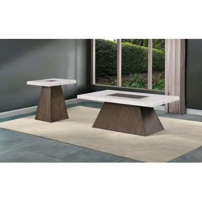 Grodin 2-pcs Living Room Table Set