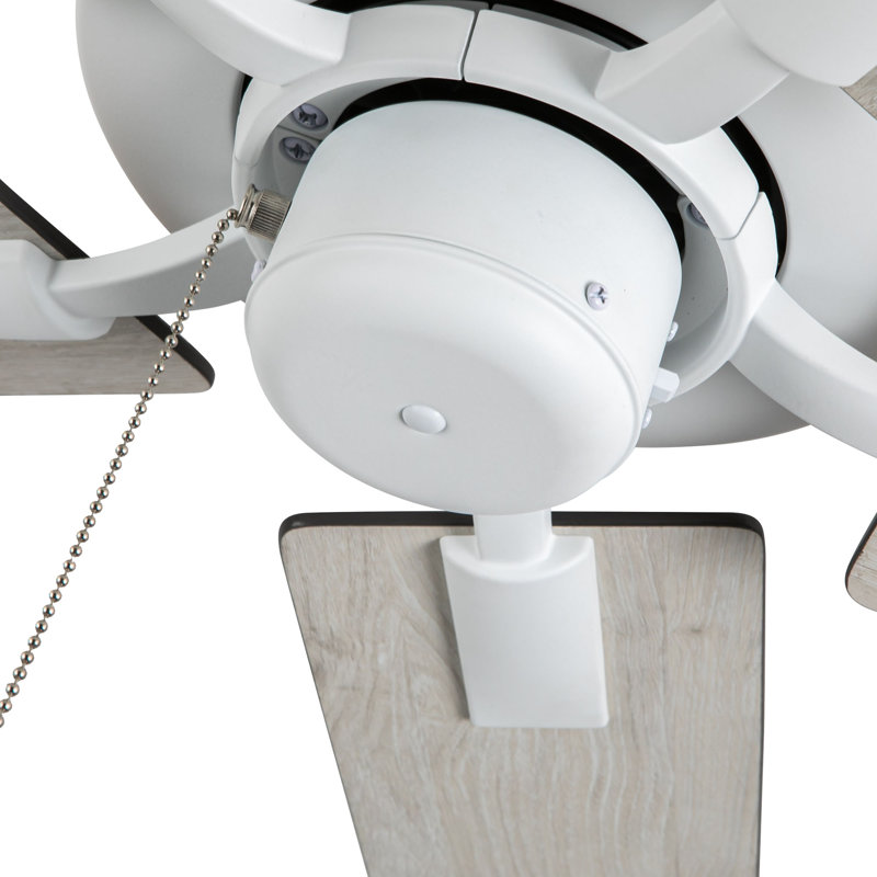 Erikson Ceiling Fan, White, Brown