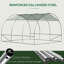 Serre de tunnel encastré 10 pi x 10 pi x 6,5 pi Outsunny-121324729