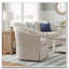 Fauteuil d'appoint pivotant à jupe-1120429742