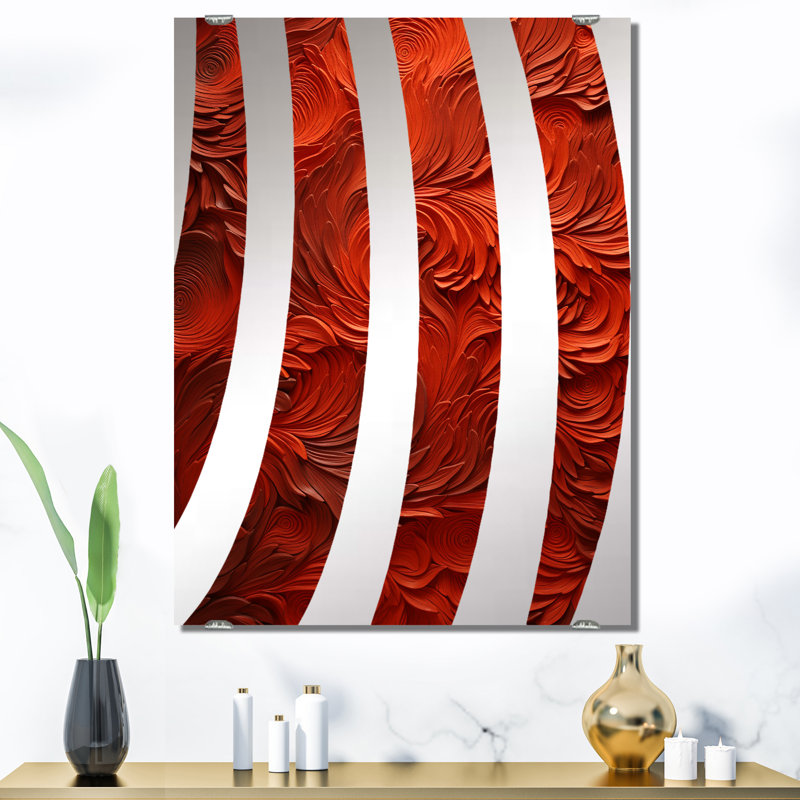 Miroirs muraux décoratifs Digrazia - Tachisme MIR136258, 40 po x 30 po
