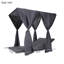 Ensemble luxueux gris foncé 657436E05D6D4578994E134524DB2957 avec housses amovibles et protection contre les insectes