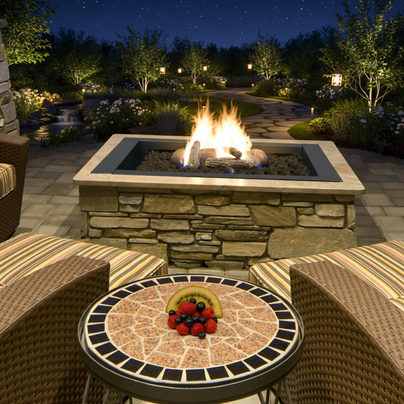 Iron Square Fire Ring, Sturdy Fire Basin Composed Of 4 Parts, Comes With A Screwdriver, Easy Assembly And Disassembly In Minutes. Black.