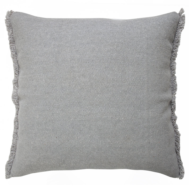 Housse de coussin en coton Neera Adobe, Microchip gris / gris clair