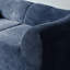 Canapé moderne en tissu de velours 2 places avec coussins - causeuse peu encombrante pour petit salon, bureau, appartement-1509401314