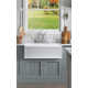 Sorrel 32.99" L x 18.11" W Farmhouse Kitchen Sink with Grid and Strainer