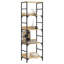 Nevah 153cm H x 50cm W Steel Etagere Bookcase-168482917