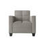 Chaise rembourrée en velours Olivia-120132889