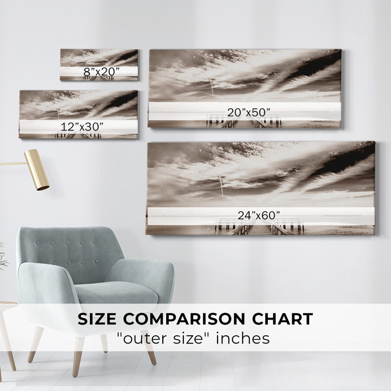 Terra Ceia Dawn sur toile, H 8 po x l 20 po x P 1,5 po