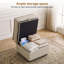 Repose-pieds carré avec rangement 27,2 po-372307251