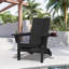 Chaise Adirondack pliante Wolak avec porte-gobelet-762678910