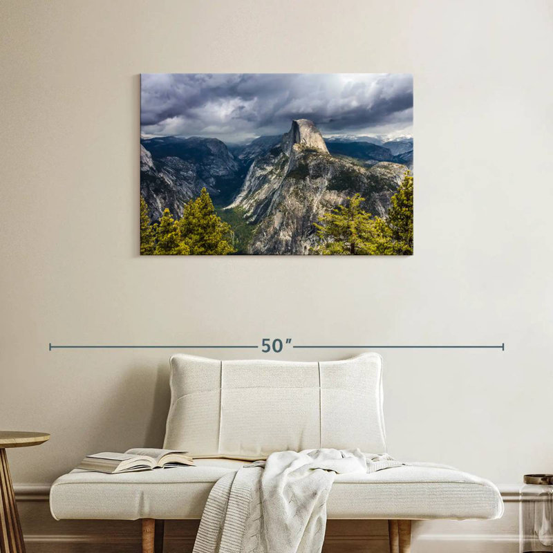 Alvord Storm Over Half Dome, 24" H x 36" W