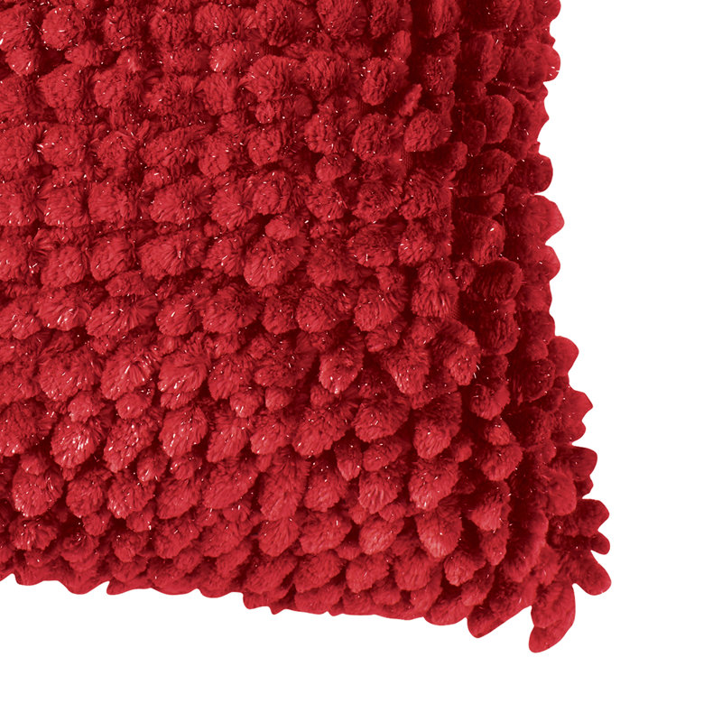 Coussin décoratif en lurex texturé 16 "x 16" Noodle 