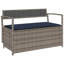 Banc de rangement pour patio avec coussin en rotin de polyester-575541762-575541766