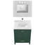 Meuble-lavabo de salle de bain, armoire de rangement en bois massif-743523995
