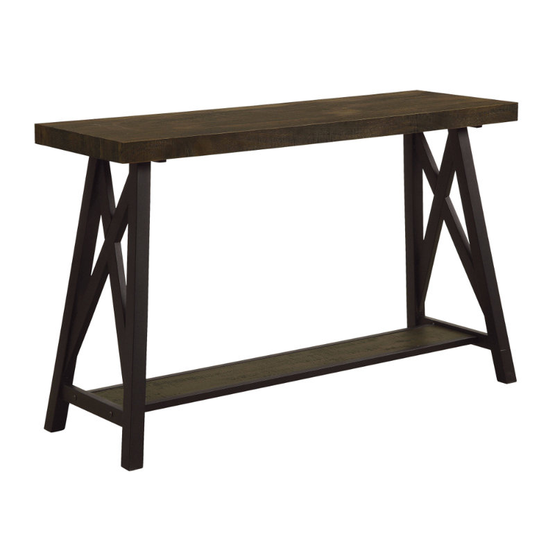 Console en bois massif 47 po Leona