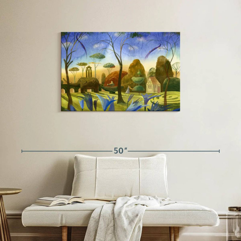 Senne, le jardin magique, H 24 po x l 36 po
