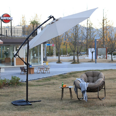 Parasol de marché à DEL 10 pi