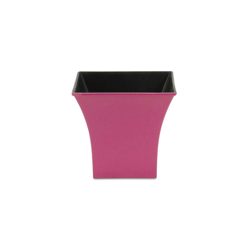 Pot à fleurs carré en plastique 5 po