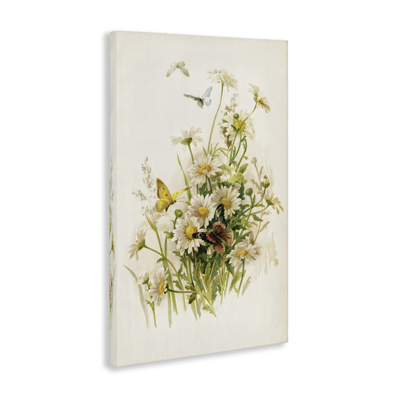 Art mural sur toile "Spring Pickings Florals" par Piddix, H 24 po x l 16 po