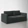 Deirdre 74'' Velvet Loveseat