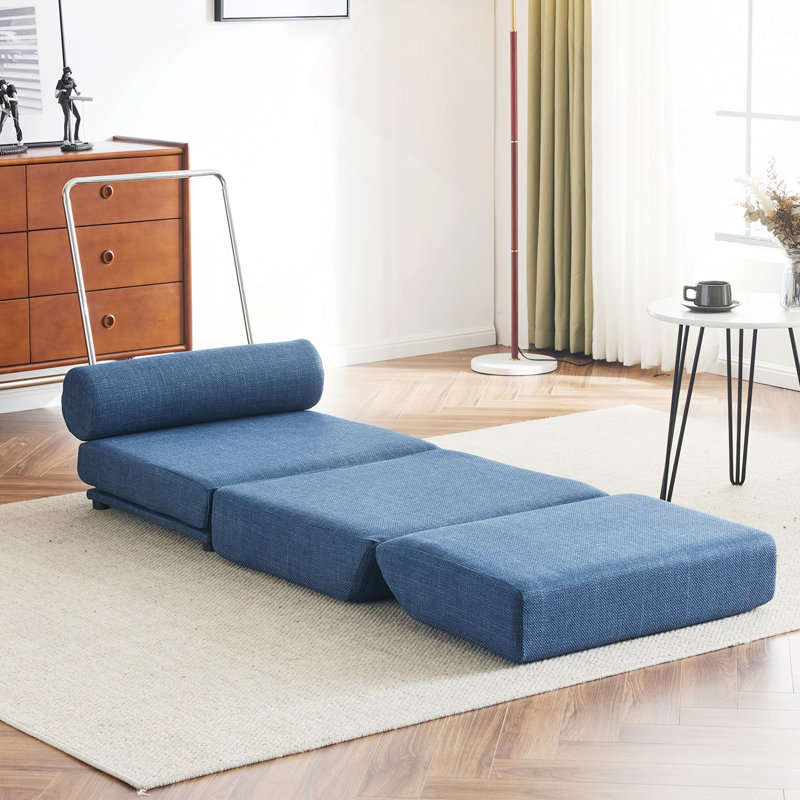 Single Sofa Chair Foldable Single Sofa Bed With Pillow,Portable Foldable Sofa Bed,Leisure Sofa Chair,Easy To Store,Made Of Breathable And Wearable Carroll