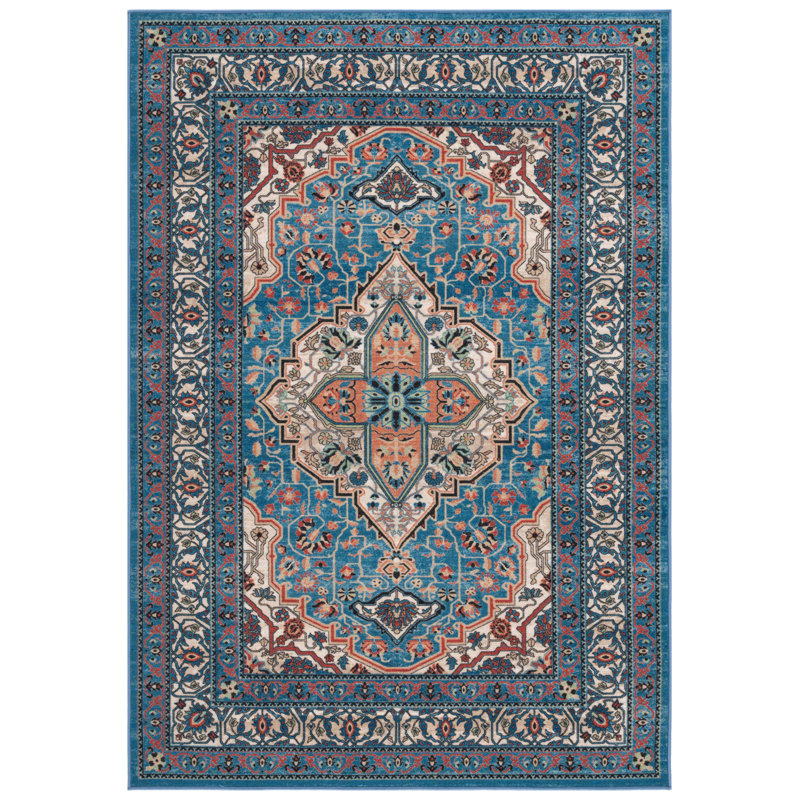 Journey Performance Machine Washable Oriental Rug, Rectangle 5'5" x 7'7"