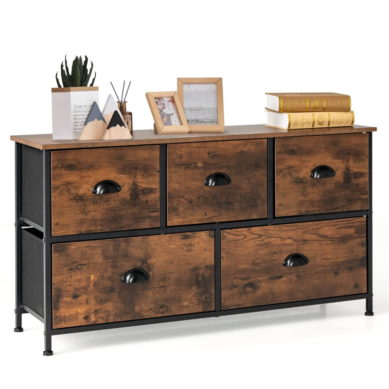 Heimann 100cm W 5 - Drawer Chest of Drawers