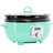 3.7 Quart Oval Electric Slow Cooker In Turquoise – Programmable Digital Crock Pot With Ceramic Insert, Cool-touch Handles & Glass Lid-121618537