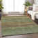 Premium Machine Washable Tweedy Olive Rug