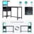 Computer Desk With Power Outlet, USB Ports, And Storage Shelves, Ideal For Home Office And Study-1154335331