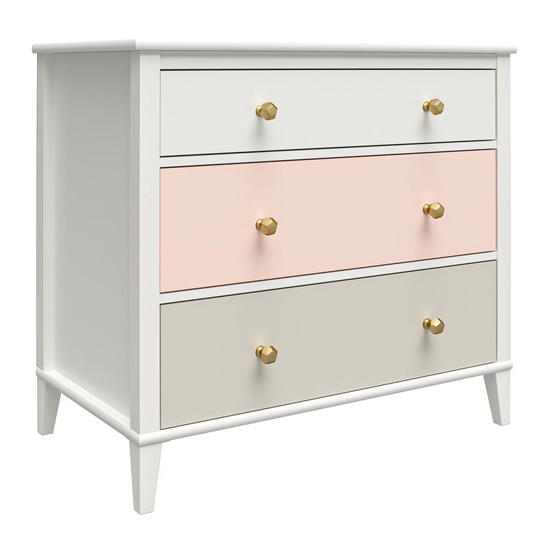 Little Seeds Monarch Hill Poppy 3 Drawer Dresser & Reviews | Wayfair