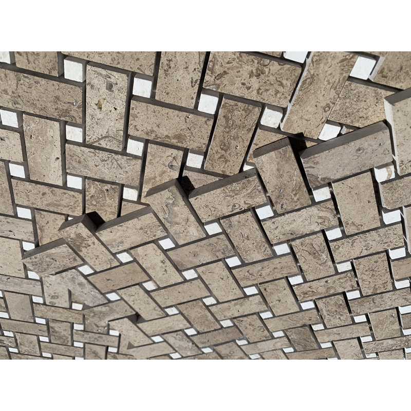 12"x12" Natural Stone Mosaic Floor Tile