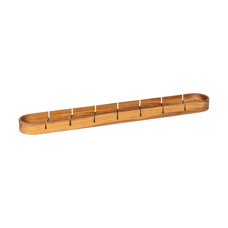 Pacifica Gift Oak Baguette Board with Bread Knife