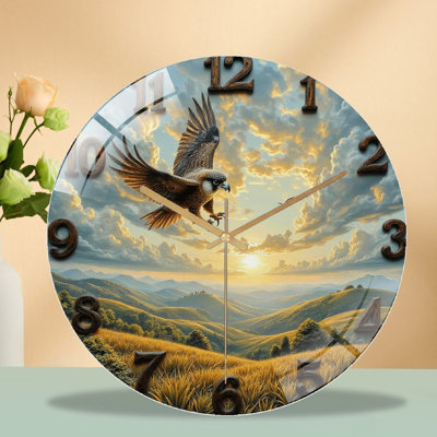 Horloge murale aigle
