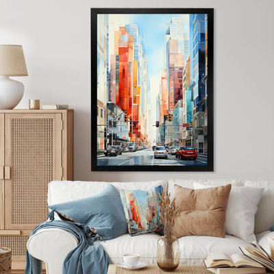 Lamera Skyscrapers Urban Heights VI, reproduction d'art sur toile