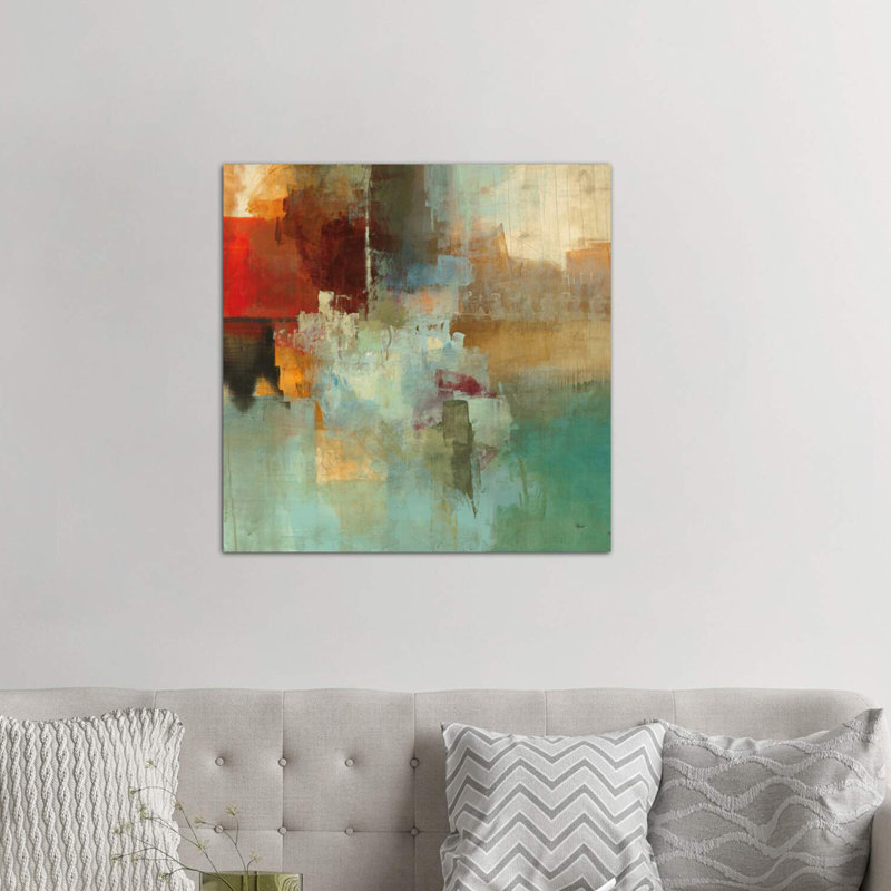 Big City I by Randy Hibberd - Wrapped Canvas Painting, 45.72 cm H x 45.72 cm W x 1.91 cm D