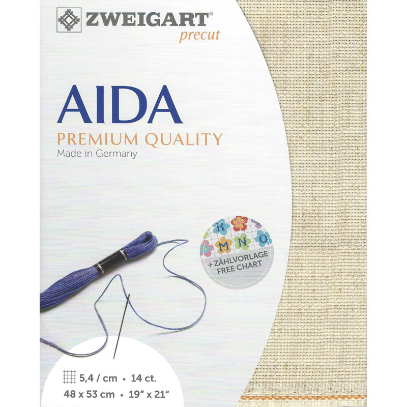 Prédécoupé blé 14 pièces Zweigart Rustico-Aida 3279/54