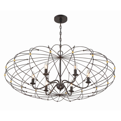 Arthur-James 6 - Light Dimmable Sphere Chandelier