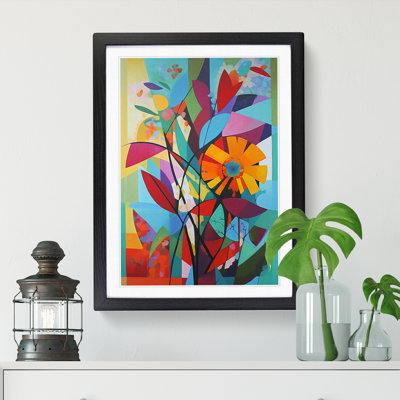 Constructivism Flowers Vol.5 - Framed Print