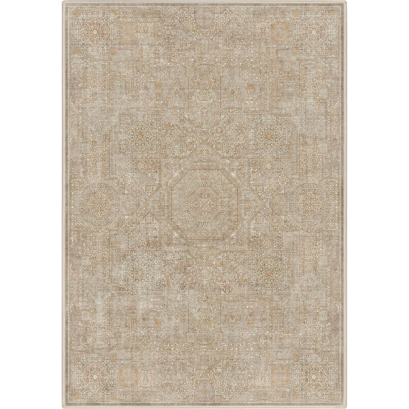 Tapis de style oriental espy amman rétro, Rectangle 3 pi 11 po x 5 pi 3 po